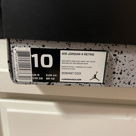 Air Jordan 4 Retro Green Glow - Picture 4 of 4